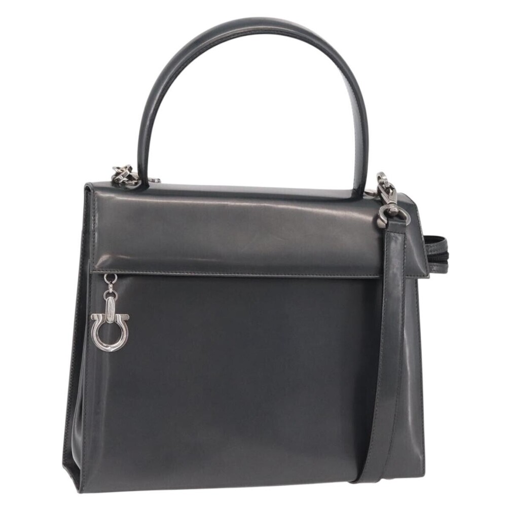 Salvatore Ferragamo Gancini Leather Medium